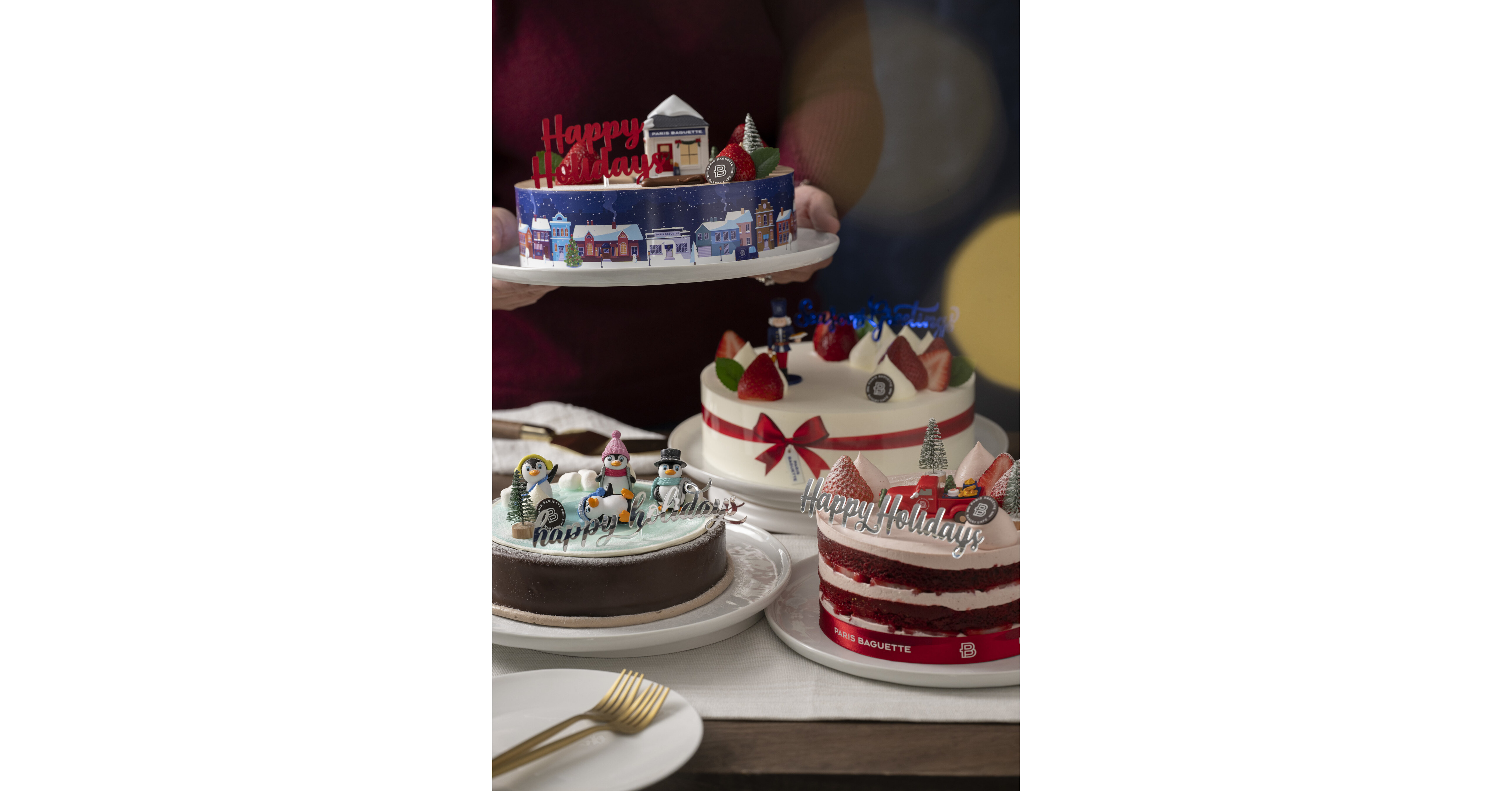 Paris Baguette Unveils Delightful Holiday Cakes and Treats