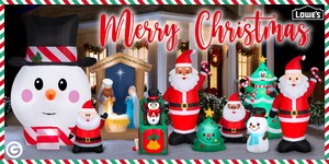 Holiday Traditions: Classic Christmas Airblown® Inflatables at Lowe's