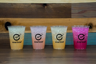Everbowl's SIPS lineup brings bright and colorful beverages to pair with their menu