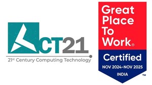 ACT21 Software Achieves Great Place To Work Certification