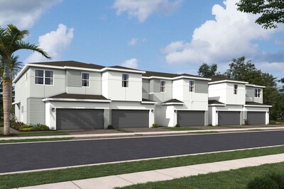 Forest located in Lake Worth, Florida has recently opened for sale. The 79-acre community will encompass a blend of 94 single-family homes and 278 townhomes. (CNW Group/Mattamy Homes Limited)