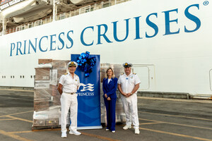 Caribbean Princess Arrives in Port Canaveral for First-Ever Season of Cruises