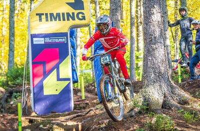 Michael Delesalle at Mont-Sainte-Anne UCI MTB World Cup 2024 (CNW Group/NeuroCatch)