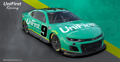 Introducing the all-new UniFirst No. 9 Chevrolet Camaro ZL1 for the 2025 NASCAR Cup Series Season. Bold. Sleek. Built for greatness. UniFirst and Hendrick Motorsports teamed up to deliver a winning design.