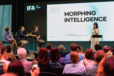 Morphing I's CTO, Kyoung Min Lee, presenting at IFA 2024.