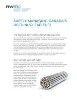 Project fact sheet (CNW Group/Nuclear Waste Management Organization)