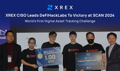 DeFiHackLabs clinched the top prize at SCAN 2024 CTF Challenge, bringing home the award of 1 Bitcoin. (Photo provided by Digital Asset)