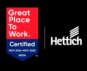 Hettich India Receives Prestigious 'Great Place To Work' Certification