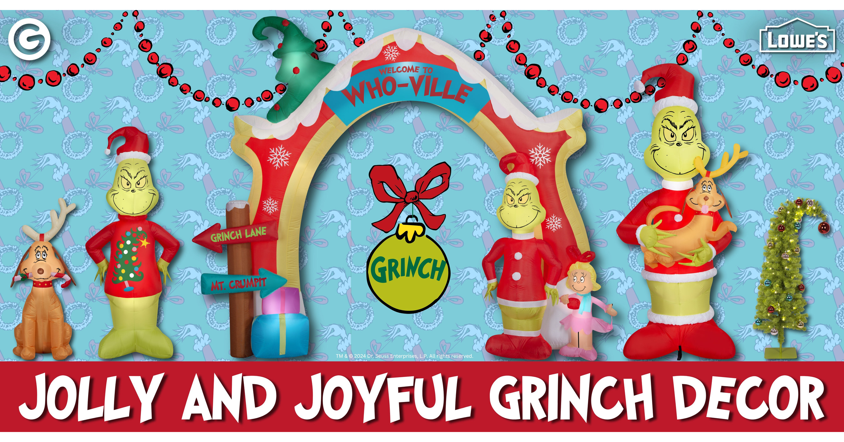 Jolly and Joyful: Whimsical Grinch Decorations at Lowe's Promise to Delight