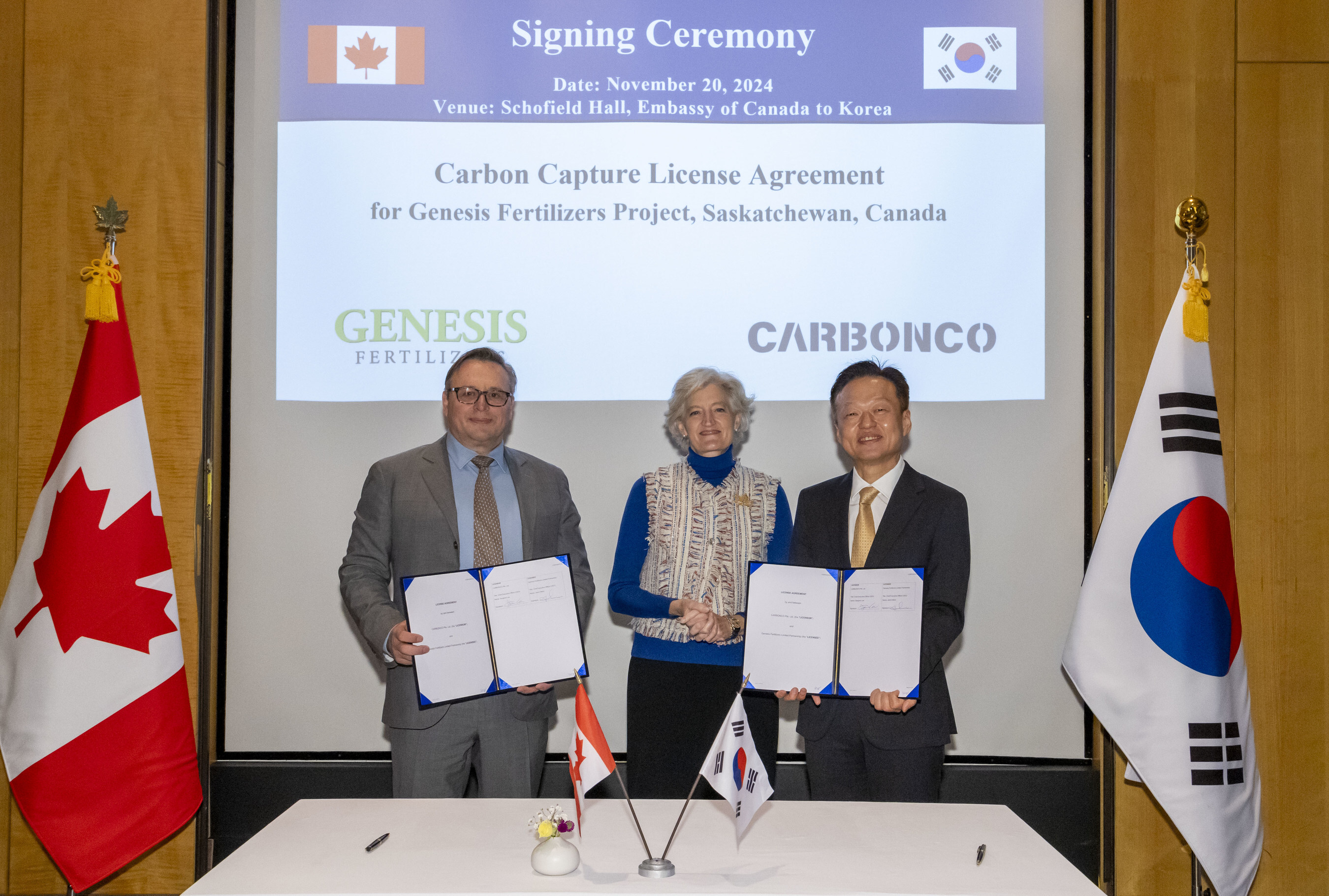 CARBONCO Signed a License Agreement with Genesis Fertilizers, marking a significant milestone in advancing Genesis Fertilizers' carbon capture project