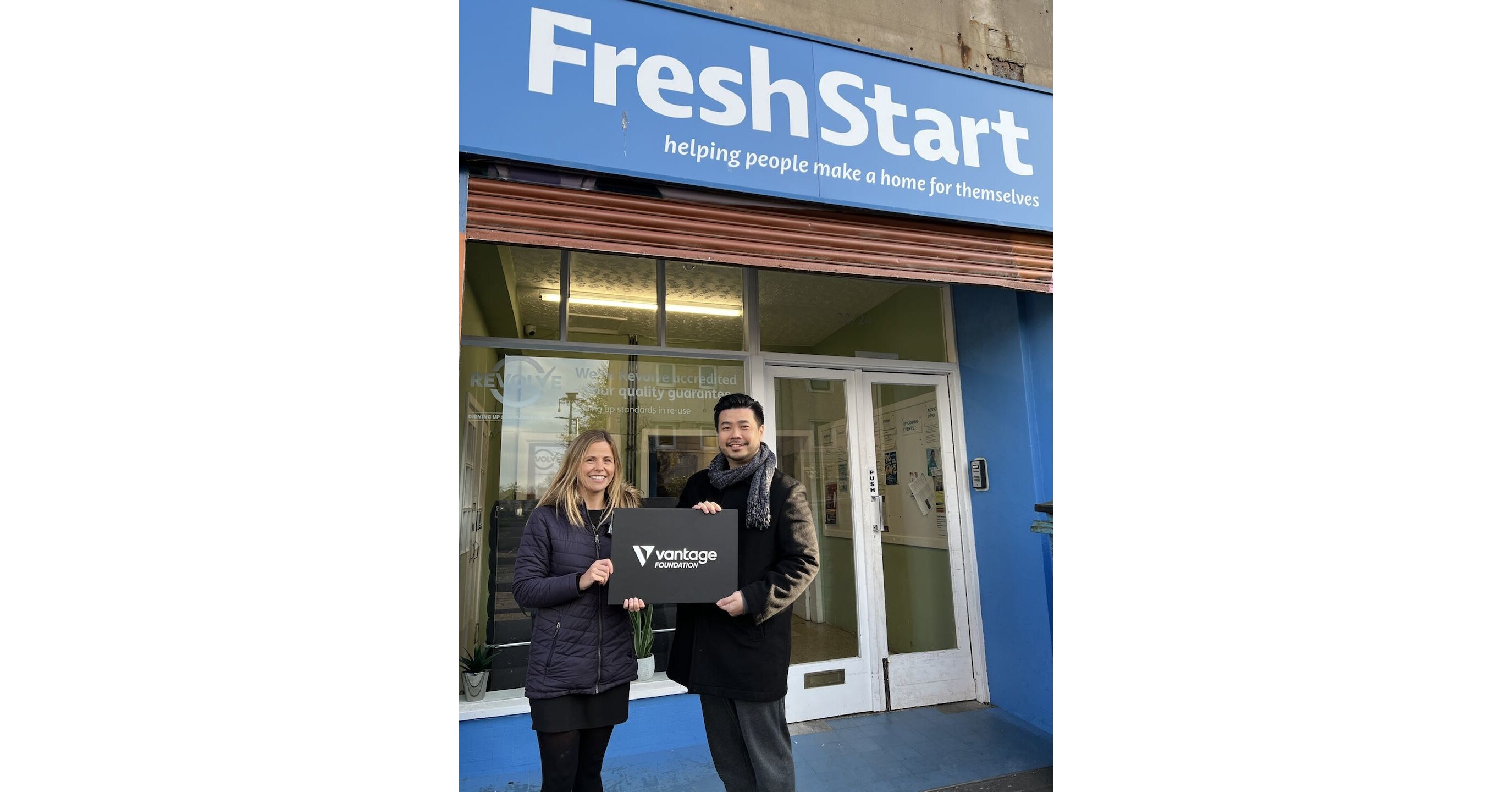 VANTAGE FOUNDATION PARTNERS WITH FRESH START TO SUPPORT EDINBURGH COMMUNITIES