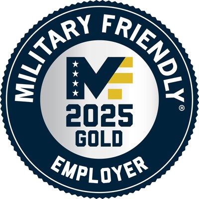 2025 Military Friendly Employer Gold Designation