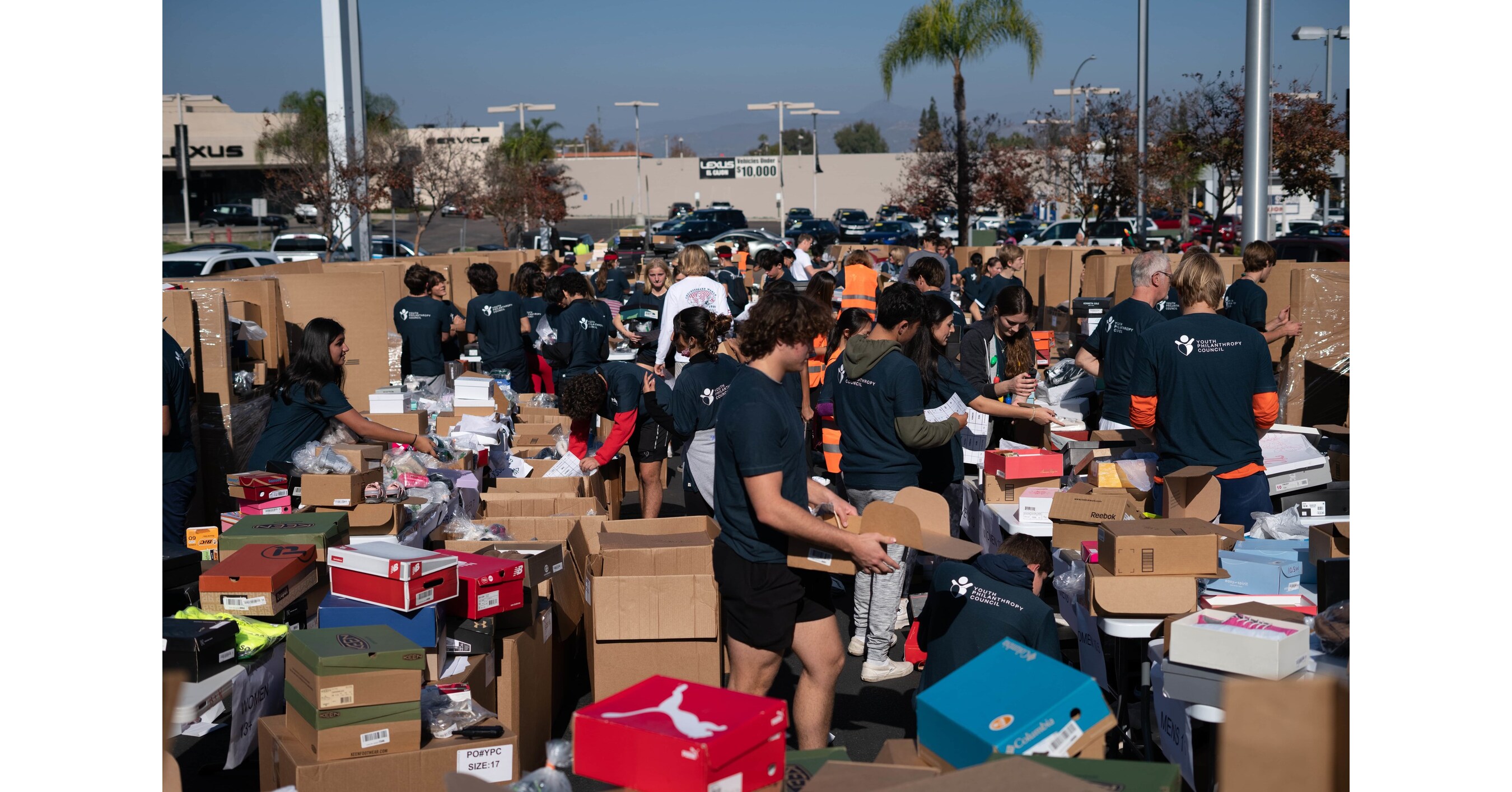 San Diego Teens Shatter Guinness World Record with 21,000 Shoes for Underserved Women and Children