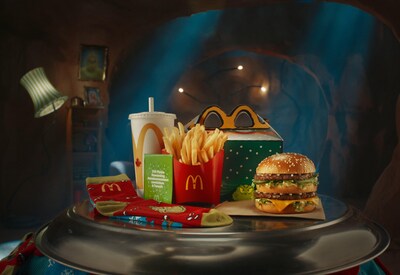 McDonald's Canada has added a dash of mischief to their holiday menu with the Grinch™ Meal, available for a limited time. (CNW Group/McDonald's Canada)