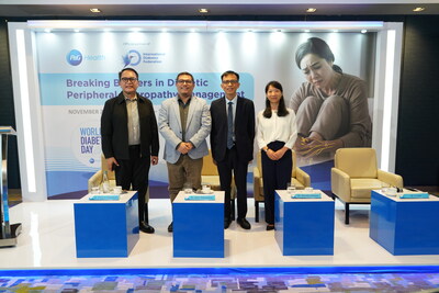 P&G Health Asia Pacific Media Roundtable held in Manila, Philippines. In photo (from left): Health experts Dr. Francis Pasaporte, Dr. Bien Matawaran, Dr. Rizaldy Pinzon, and P&G Singapore Regional Medical & Technical Affairs Lead for Nerve Care, AMA & Greater China Dr. Li Yan (PRNewsfoto/Procter & Gamble)