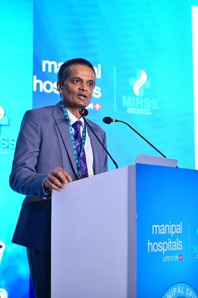 Dr. S. Vidyadhara, Chairman & HOD – Spine Surgery & Consultant – Robotic Spine Surgery, Manipal Hospital Old Airport Road, Bengaluru