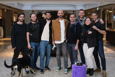 Left to right: Oren Agami, Anatoly Tsinovoy, Ran Zbaro, Eliran Douenias, Omer Wodnizki, Yuval Kaminka, Dani Zilberberg, Yoav Sharon