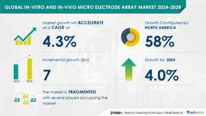 In-Vitro and In-Vivo Micro Electrode Array Market to Grow by USD 7 Million (2024-2028), Driven by MEA Applications in Neuroscience Research, with AI Driving Market Transformation - Technavio