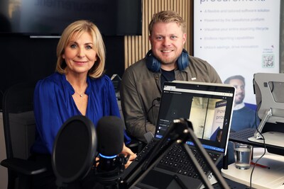 Sian Lloyd and Gareth Burch, hosts of the Powering Procurement Podcast.