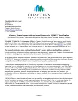 Chapters Health System Achieves Second Consecutive HITRUST Certification