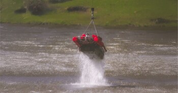 The VRS demonstrates precision stabilization during a water rescue.