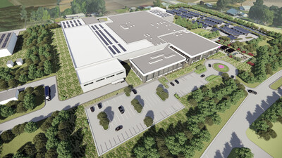 Aerial Rendering of Reckitt's future Mucinex OTC facility in North Carolina