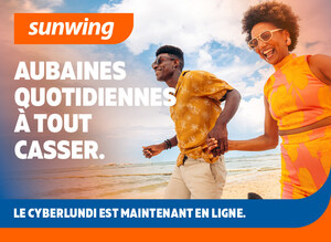 À l'occasion de la semaine du Cyberlundi, Vacances Sunwing conclut la saison des économies en offrant des aubaines quotidiennes à tout casser ainsi que des rabais allant jusqu'à 40 % sur les hôtels des tropiques