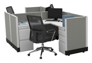 Madison Liquidators Adds New Systems Series 2-Person Cubicles