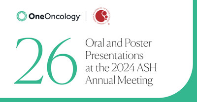 OneOncology partner practice investigators from The Cancer and Hematology Centers in Michigan, New York Cancer & Blood Specialists, and Tennessee Oncology, who will showcase a total of 26 oral and poster presentations at the 66th American Society of Hematology (ASH) Annual Meeting and Exposition, taking place December 7–10, 2024.