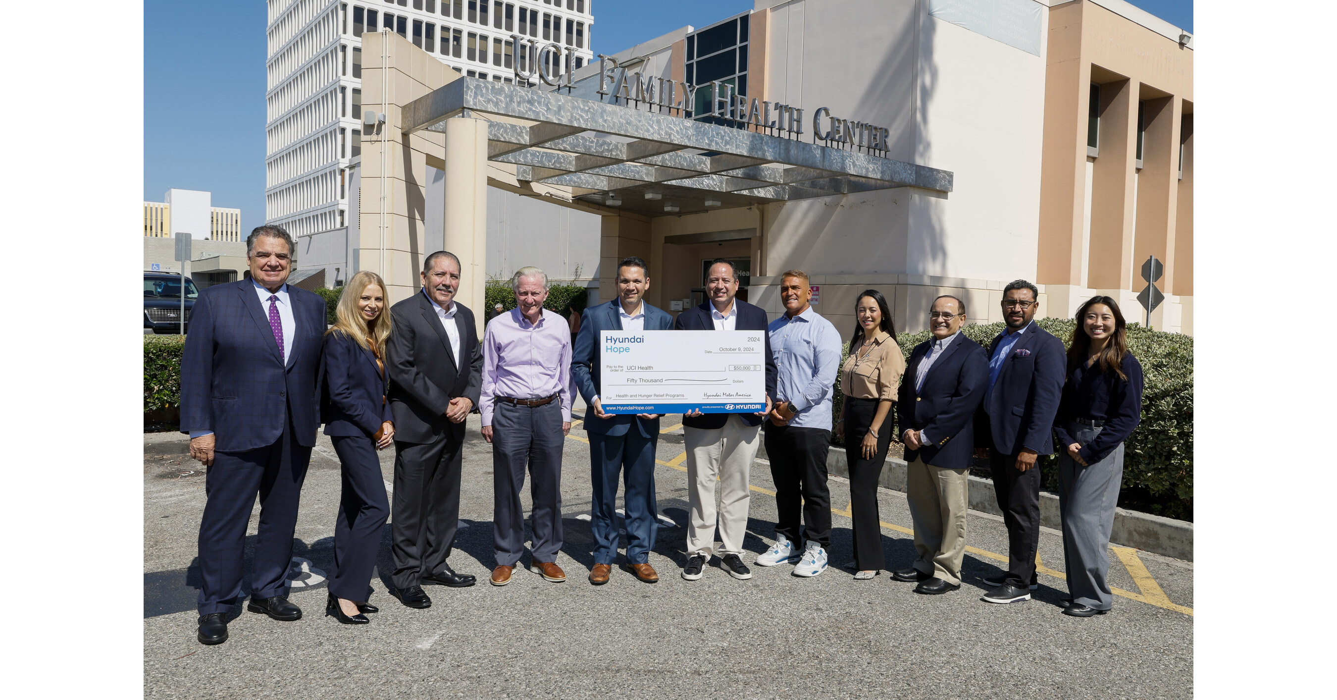 Hyundai Donates to UCI Health to Support Diabetes Services