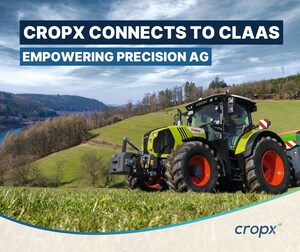 CLAAS Farm Machinery Now Connects with CropX's Precision Agronomy Platform