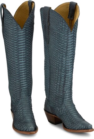 Tony Lama Introduces Python Snake Boots: Striking Luxury That Commands Attention