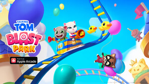 Outfit7 Brings The Thrill With Talking Tom Blast Park, Available on Apple Arcade