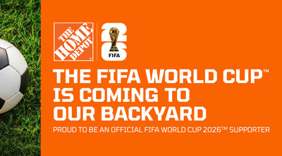 Image of FIFA welcoming The Home Depot as Official Home Improvement Retailer for FIFA World Cup 2026™ in North America