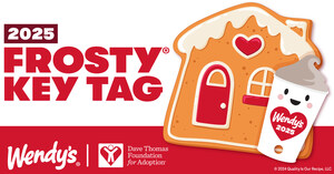 Sweet Season's Greetings: Wendy's Kicks Off the Countdown to Frosty Key Tags