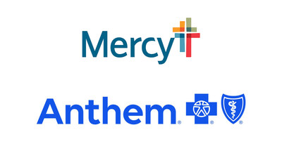 Mercy logo and Anthem logo