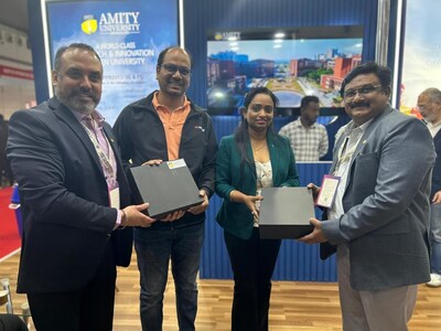 The Amity team with Ms. Smitha Dasan (Head of Talent Acquisition-India) & Mr. Kartik Rao from Palo Alto Networks.