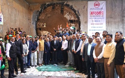 Afcons completes longest tunnelling drive for DMRC in Delhi Metro Phase-IV