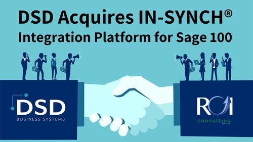 DSD Business Systems Acquires IN-SYNCH® Integration Platform for Sage 100 from ROI, Inc. DSD Business Systems Acquires IN-SYNCH® Integration Platform for Sage 100 from ROI, Inc.