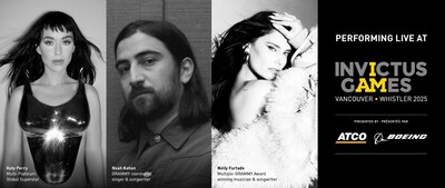 Katy Perry, Noah Kahan and Nelly Furtado will perform at the Opening Ceremony of the Invictus Games Vancouver Whistler 2025 (CNW Group/Vancouver Whistler Games Corporation)