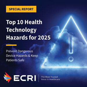 Artificial intelligence tops 2025 health technology hazards list