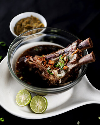 Indonesian rib soup "sop iga konro"