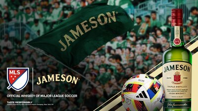 Jameson® Irish Whiskey Named Official Whiskey of Major League Soccer