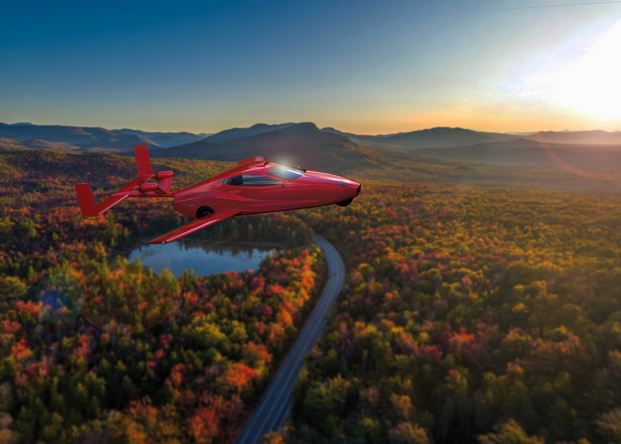 Samson Sky Develops Exclusive Hybrid Drive-and-Fly System to Power their Switchblade Flying Car