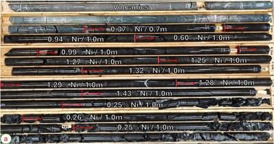 Figure 1 – BAN24-20, core pictures a; (467.0-485.3 metres) (CNW Group/Canada Nickel Company Inc.)