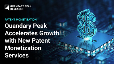 Quandary Peak Research has launched new patent monetization services, leveraging its technical expertise and trial-tested experts to help clients maximize the value of their patent portfolios.