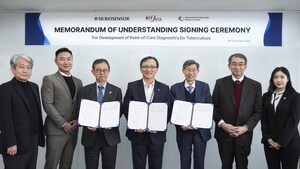 SD Biosensor Signs Tripartite MOU for R&amp;D of New Products for Extensively Drug-Resistant Tuberculosis with Japan's RIT/JATA and Korea's International Tuberculosis Research Center