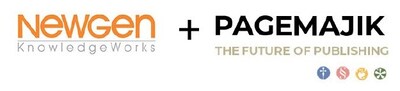 PageMajik and Newgen KnowledgeWorks Logo (PRNewsfoto/PageMajik and Newgen KnowledgeWorks)