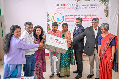 Microland Foundation and KMF celebrate wellness in the community by distributing dignity kits to patients with disease-related suffering on the occasion of World Disability Day