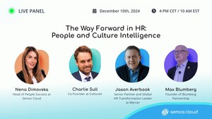 Semos Cloud Team Up With Leading HR Experts, for a Live Panel to Unveil the Future of Work Supported by People and Culture Intelligence